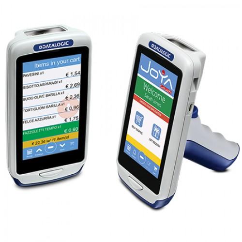 Datalogic Joya Touch Terminal ręczny do sprzedaży detalicznej 4,3" Ekran 4,3" (854 x 480) TFT-LCD; 16M kolorów, Pojemnościowy, dotykowy-wielopunktowy Gorilla Glass 3 XScale PXA310 @ 806 MHz; 32 bit