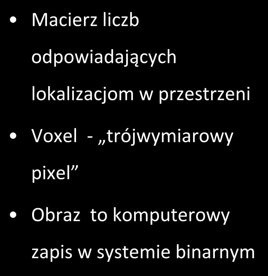 lokalizacjom w przestrzeni Voxel -