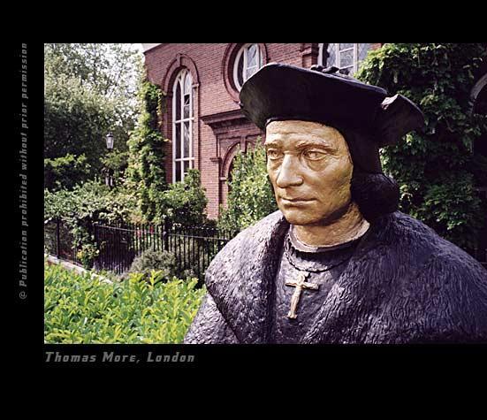 Thomas More (1478-1535) Utopia Gdziekolwiek jest własność prywatna, gdzie wszystko mierzy się