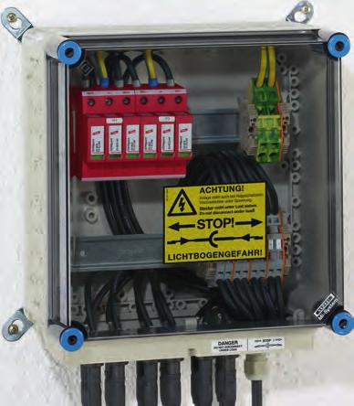 DEHNguard modular (Y)PV SCI... do instalacji PV, z 3-stopniowym układem przełączającym DC Do ochrony falowników PV przed przepięciami.