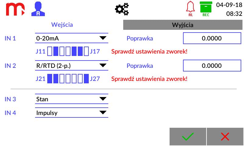 11.1.4 Serwis Zakładka Serwis widoczna jest tylko dla Administratora i umożliwia dostęp do następujących funkcji: Reset powoduje ponowne uruchomienie urządzenia.