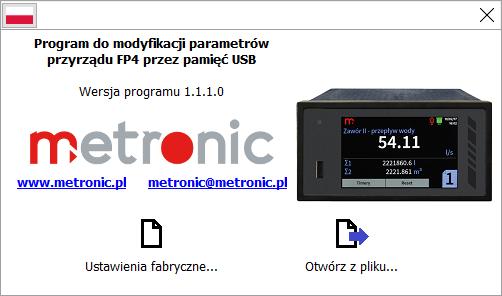 13.4 Programy dodatkowe 13.4.1 FP4 Config Program służy do modyfikacji parametrów urządzenia. Ustawione parametry pomiędzy urządzeniem a programem przekazywane są przy pomocy plików w formacie *.par. 13.4.2 FP4-RP (FP4RPplus) Rys.