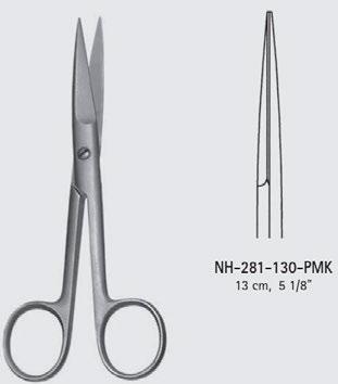 Nożyczki chirurgiczne NOŻYCZKI PROSTE BC323R Nożyczki chirurgiczne przeznaczone do stosowania przy zabiegach chirurgicznych oraz ambulatoryjnych.