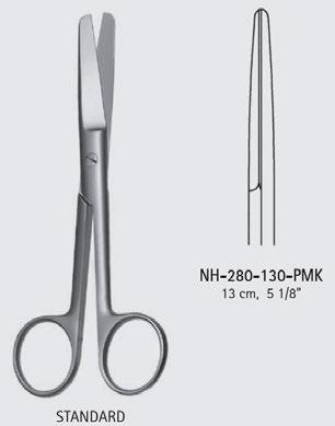 Nożyczki chirurgiczne NOŻYCZKI PROSTE BC100R Nożyczki chirurgiczne przeznaczone do stosowania przy zabiegach chirurgicznych oraz ambulatoryjnych.