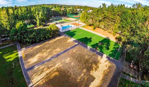 Park linowy, ścianka wspinaczkowa Tor quadowy własne