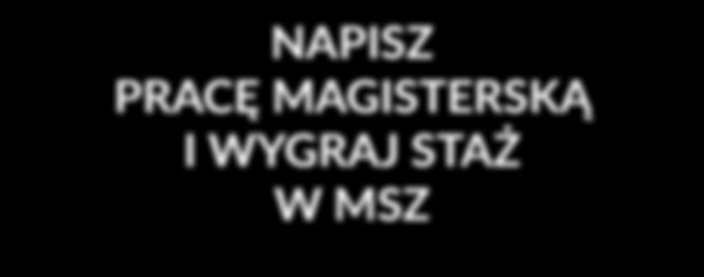 NAPISZ PRACĘ MAGISTERSKĄ I