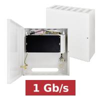 S64-C - Switch 6-portowy S64-C do 4 kamer IP w obudowie 6 portów (4xPoE + 2xUPLINK); 176 264VAC; 275 x 281 x 102+14 PoE: 4 porty 10/100 Mb/s IEEE 802.3af/at, 52VDC; 30W/port (PoE+)/ max.
