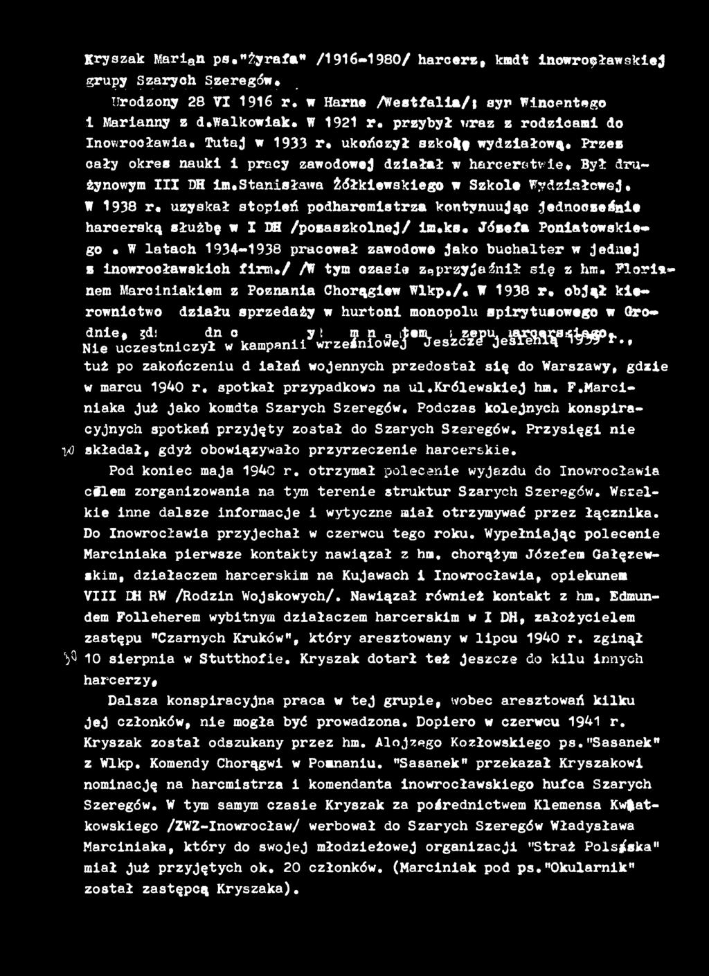 działu sprzedaży w hurtoni monopolu spirytusowego w Orol f ^ ^ * c z ^ t n i c z 3 ^ n w0 k a m p a n ii^ v!rze!j n? o 5 e^ * l^ e s le(?:f