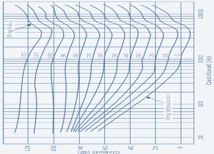 GŁOŚNOŚĆ DŹWIĘKU Dźwięki przekraczające 85 db mogą już być szkodliwe dla