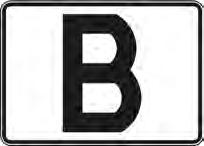 T-31 z literą B, C, D lub E oznaczającą kategorię tunelu (rys. 3.2.14.2a) lub tabliczkę z odpowiednim napisem, np.