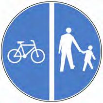 , pkt 4.2.14 Koniec drogi dla rowerów otrzymuje brzmienie: 4.2.14. Koniec drogi dla rowerów Znak C-13a koniec drogi dla rowerów (rys. 4.2.14.1) stosuje się w celu wskazania miejsca, w którym kończy się droga dla rowerów i następuje włączenie do jezdni, na której odbywa się ruch innych pojazdów.