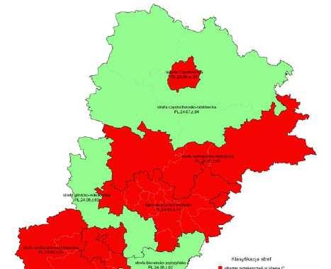 Zidentyfikowany problem: Przekroczenia stężeń