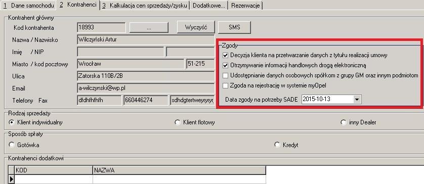 Kolumna zawiera ilość zarezerwowaną do zleceń napraw: 3.