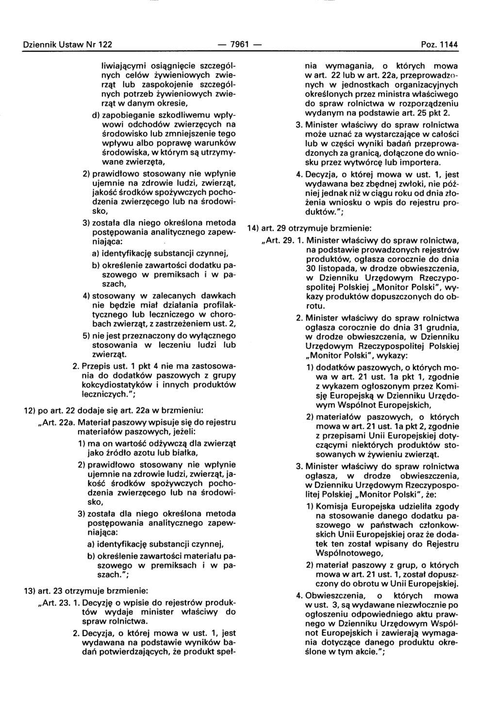 Dziennik Ustaw Nr 122-7961 Poz.