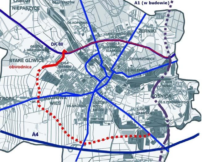 Planowane inwestycje OBWODNICA ZACHODNIA Regionalna Dyrekcja Ochrony Środowiska po 1,5 roku od złożenia naszego wniosku wydała postanowienie o uzgodnieniu i określeniu warunków realizacji