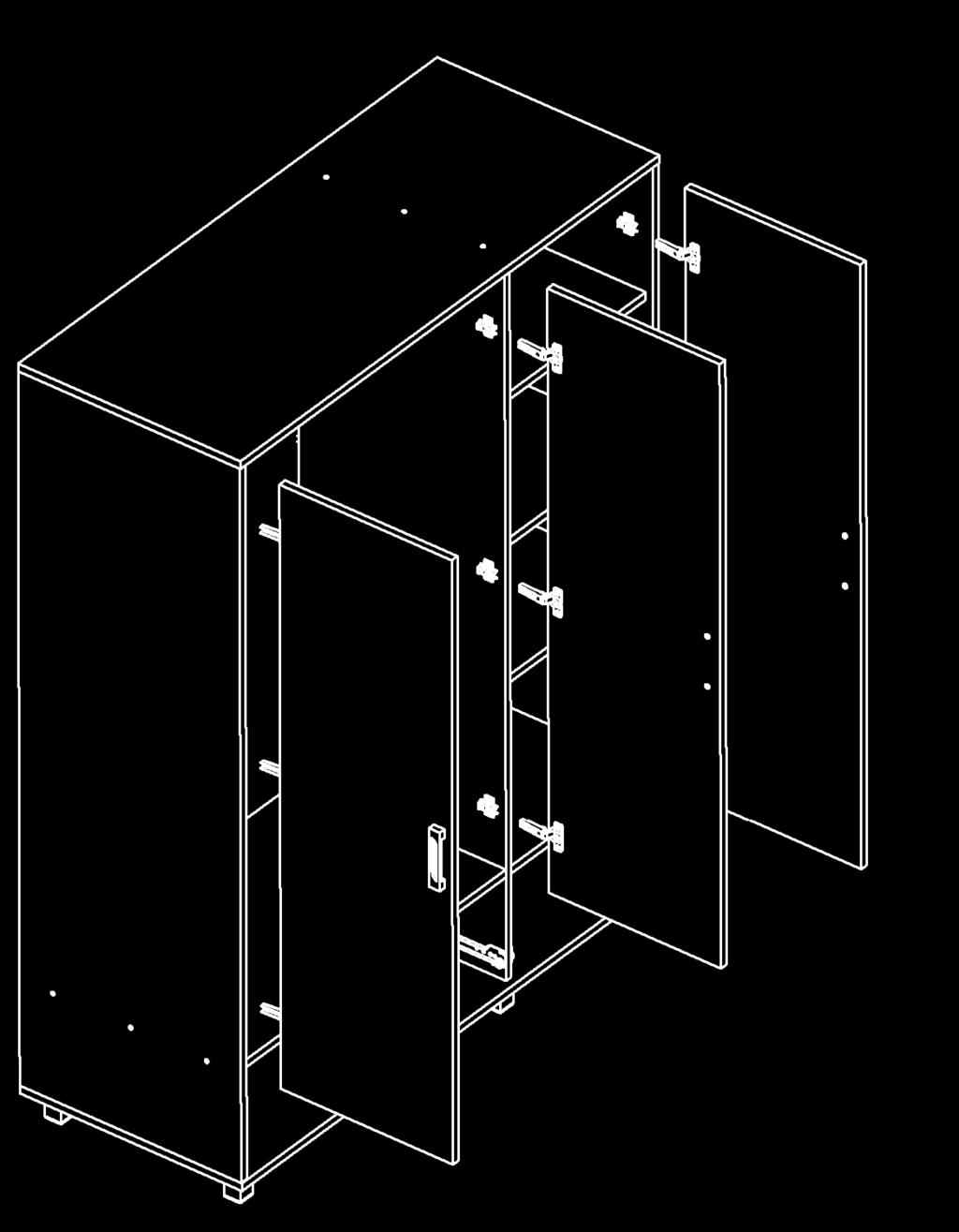 On the visible screws (W6) should be placed supplied adhesive caps (Z).