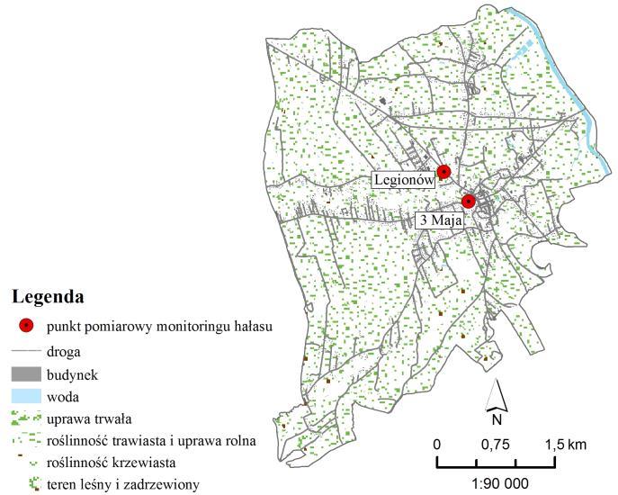 źródła 1 [m] 49º58 54,2 21º17 04,2 Tab. 6.3.2. Natężenie ruchu i procentowy udział pojazdów ciężkich w strumieniu ruchu pojazdów w Pilźnie w 2017 r.