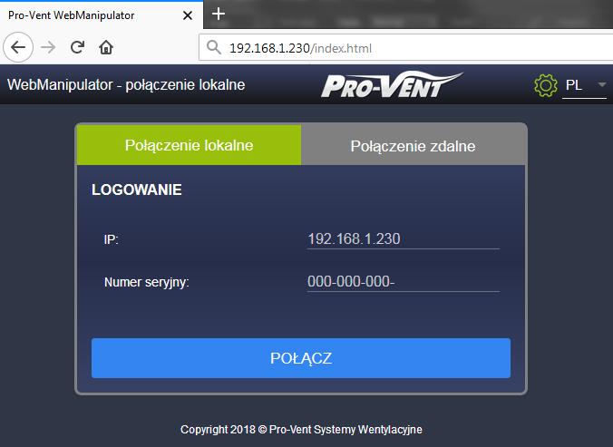 Parametr Proponowana wartość Adres IP 192.168.1.230 Brama domyślna 192.168.1.1 Serwery DNS 192.168.1.1 63.233.233.233 Znaczenie Indywidualny adres identyfikujący urządzenie w sieci domowej.