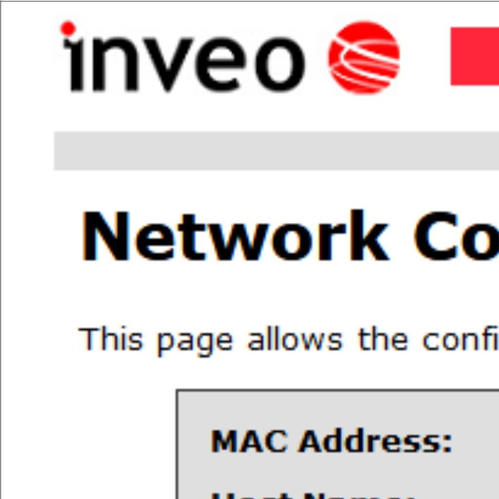 Następnie wybrać menu NETWORK.