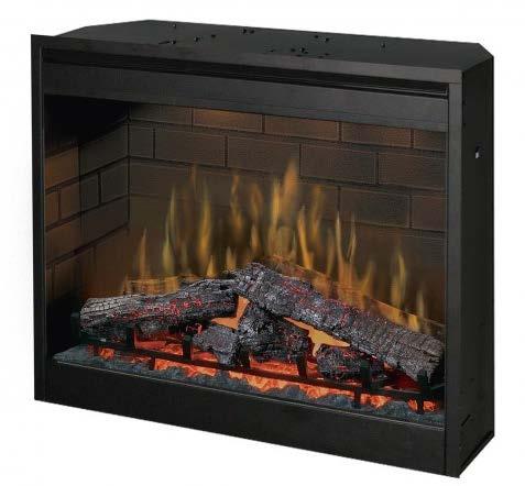 Wkłady kominkowe Wkład 30" ECO LED - 31 - Wkład 20"/25"/26"/30" ECO LED Efekt płomienia Optiflame Wkład kominkowy do zabudowy w ścianie, obudowie, meblu itp. Palenisko: płonące polana Wymiary (szer.
