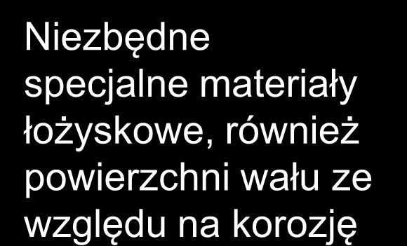 Konieczne zapewnienie czystości wody (filtracja) korozja