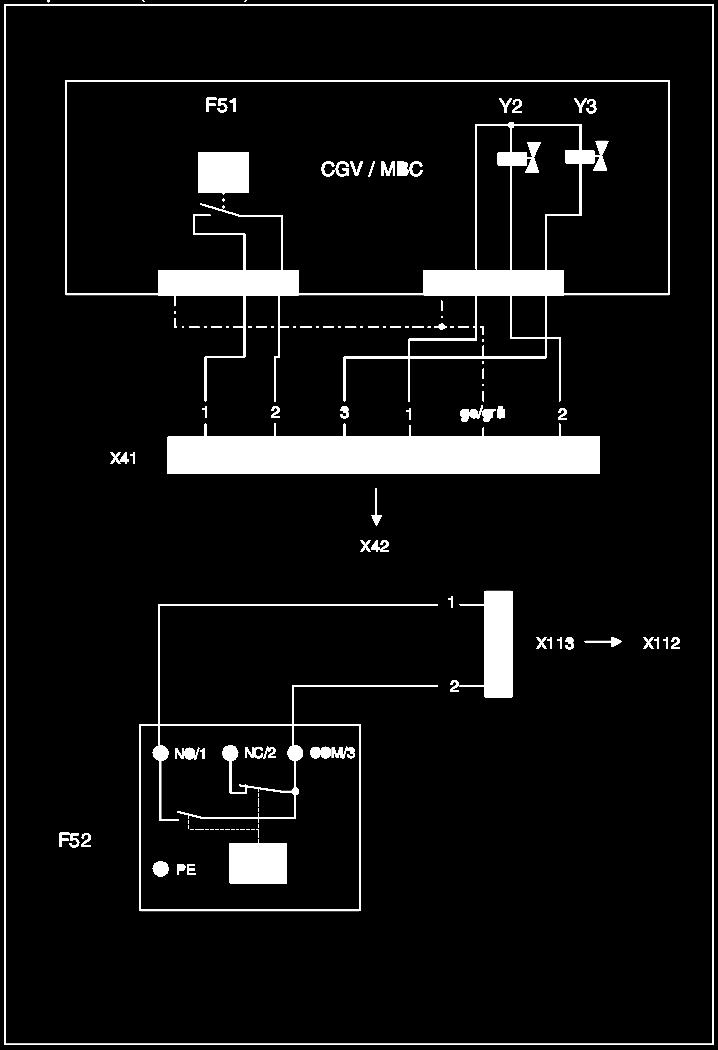 Schemat połączeń strona 4b (droga gazowa CG)