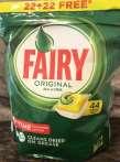 1806 FAIRY all in one kapsułki do zmywarki 44szt Import Lemon 4 szt w kartonie 19,59 PLN 1807