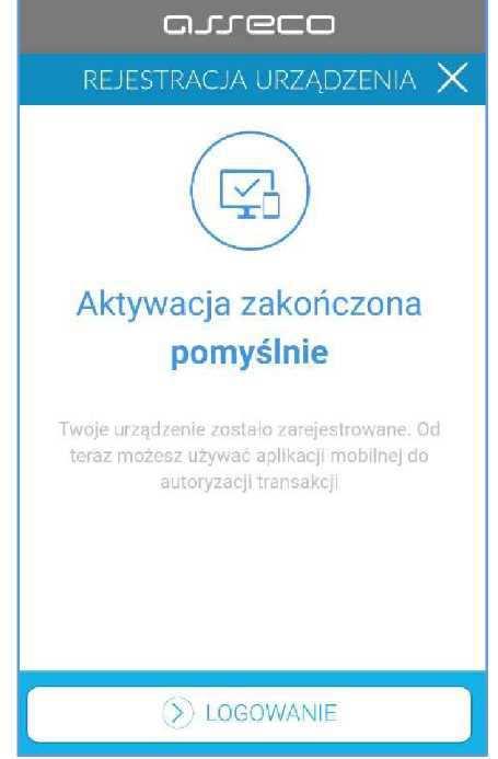 ) wprowadzenie PdN - w kolejnym kroku należy potwierdzić kod PIN, wprowadzając go ponownie.