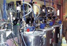 1/2 zasilające reaktor w procesie chemicznym