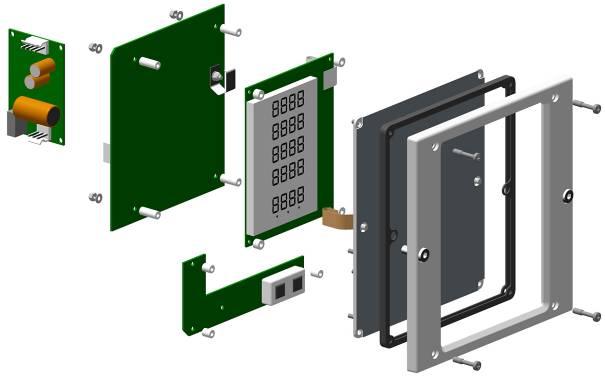 OptiStar CG08(-C) Panel przedni i zasilacz Panel przedni kompletny (Poz. 1-12) 1009 860 Panel przedni z klawiaturą foliową (poz. 5-8) 1009 859 1 OptiStar płyta główna V2.