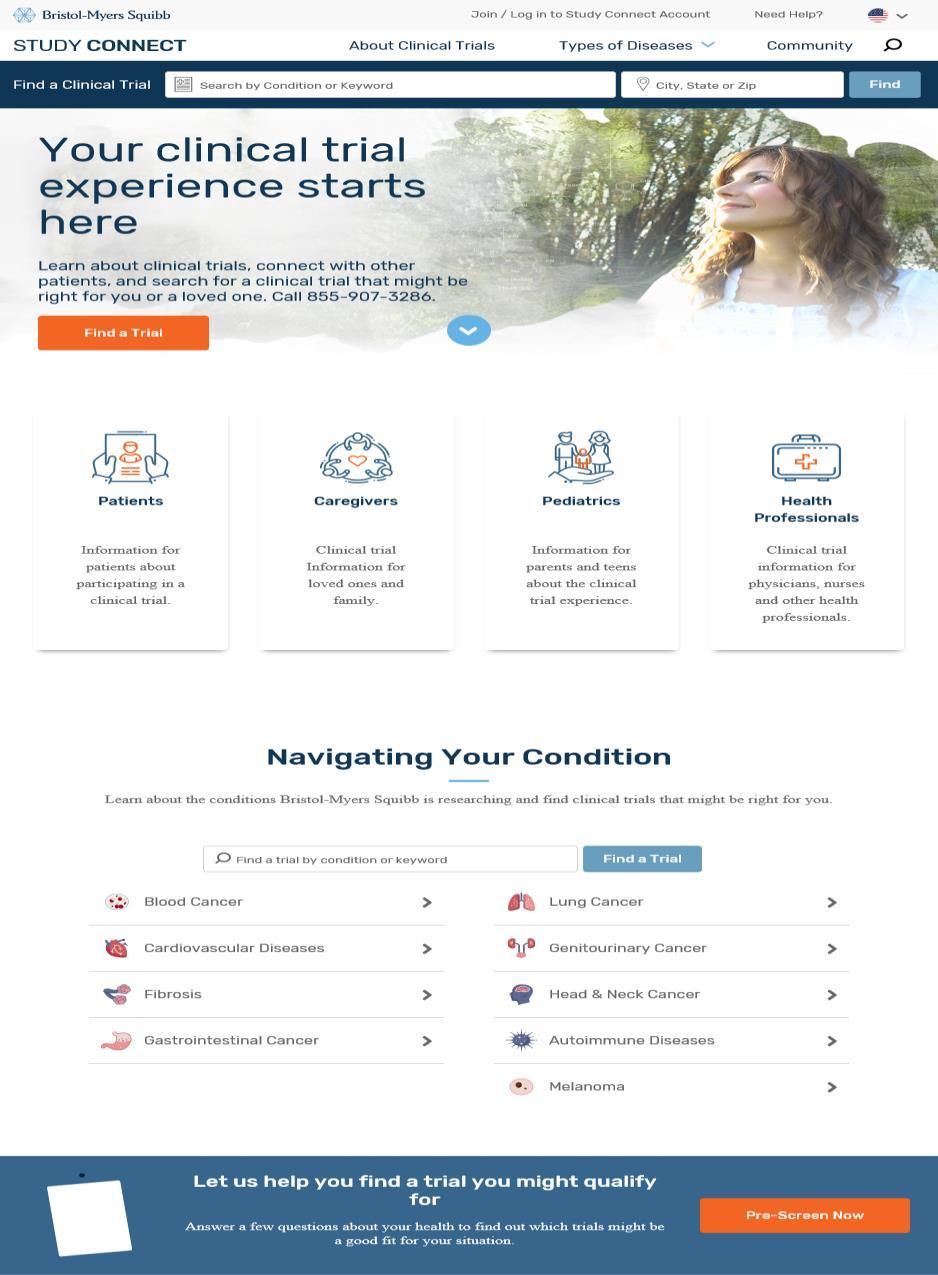 Strona startowa Study Connect 3.