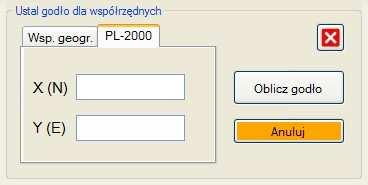 Pomarańczowy przycisk Anuluj czyści wszystkie pola tekstowe, co ułatwia wpisanie nowego godła.