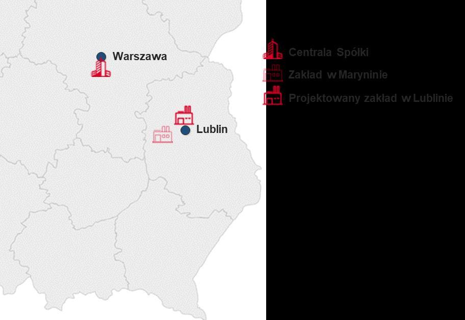 na współfinansowanie budowy zakładu w Lublinie (ok.