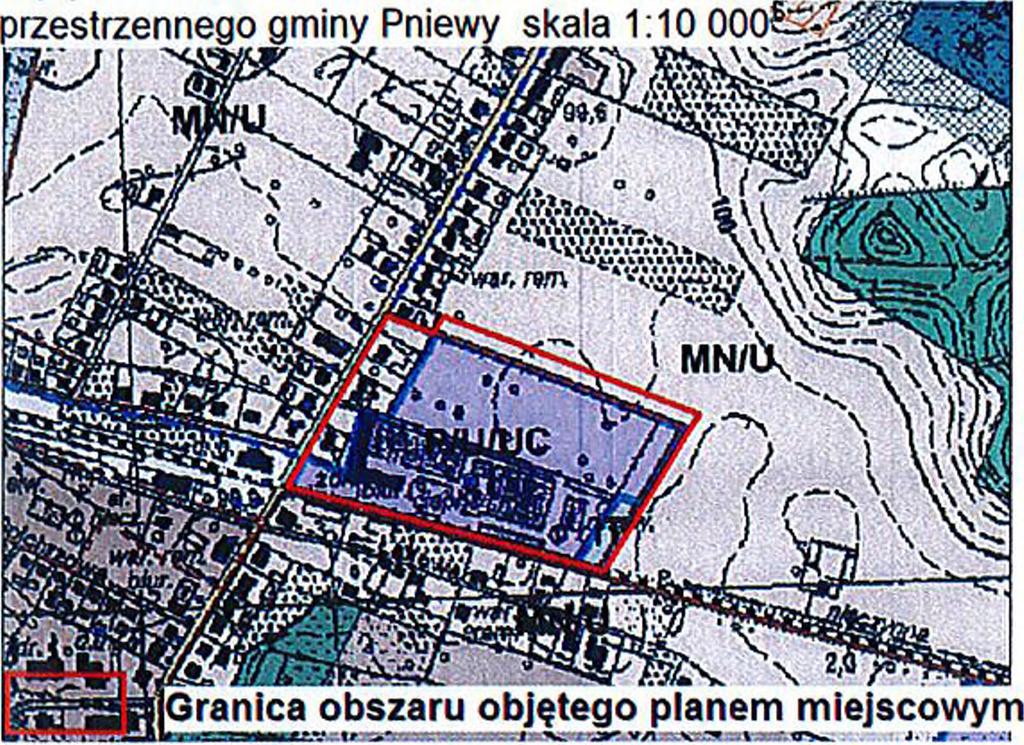 1 Granica obszaru objętego planem ur U s łu c ir 7-1 0 0 «To* Y c H