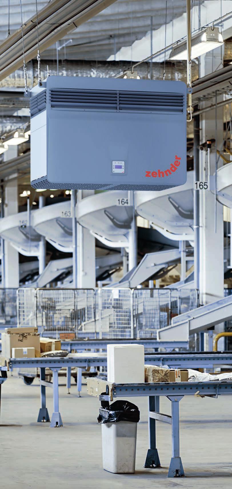 Zrównoważone produkty: czyste powietrze Zehnder Clean Air Solutions używa do swojego oczyszczacza powietrza Zehnder Flimmer E 12000 nowych, regulowanych elektronicznie silników elektrycznych EC: