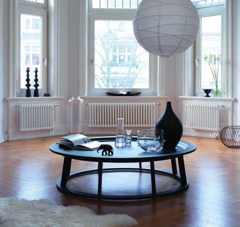 Szczególnie jako uzupełnienie nowoczesnego niskotemperaturowego systemu grzewczego Zehnder Charleston wykorzystuje swoje ogromne możliwości.