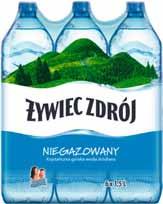 1,5 l 2,66/l 3 99 Napój gazowany HOOP COLA 2 l 1,40/l 2 79 6 -pak 6 x 1,5 l 1,00/l 1,11/l ZYSKUJESZ 1 00 8 99 W APLIKACJI 9 99 Napój gazowany ORANGINA, SCHWEPPES 1,4 l 2,85/l 3 99 Syrop