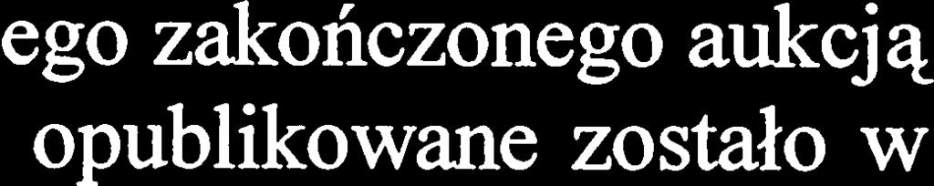 NIEPODLEGŁOŚCI 218, OO911 WARSZAWA W związku z ogłoszeniem o postępowaniu numer