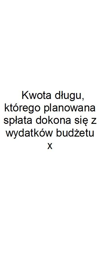 Dane uzupełniające o długu i jego spłacie w tym: w tym: Wyszczególnienie Środki z przedsięwzięcia gromadzone na rachunku bankowym Lp 14.1 14.2 14.3 14.3.1 14.3.2 14.3.3 14.4 15.1 15.