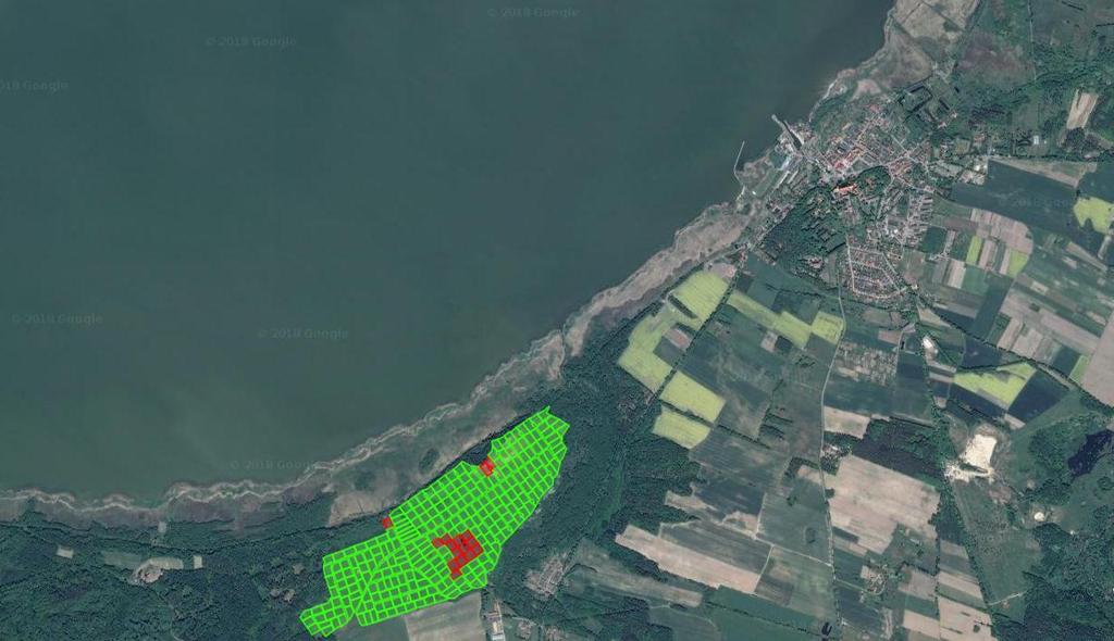 Poniżej zamieszczam mapę kompleksu działek. Również i na tym wspaniałym kompleksie mamy kilka opcji nabycia działek.
