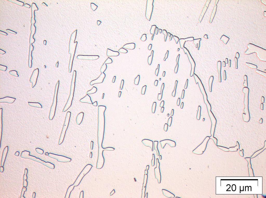 It should be noted that the microstructure shows a clear resemblance with bainite in steels.