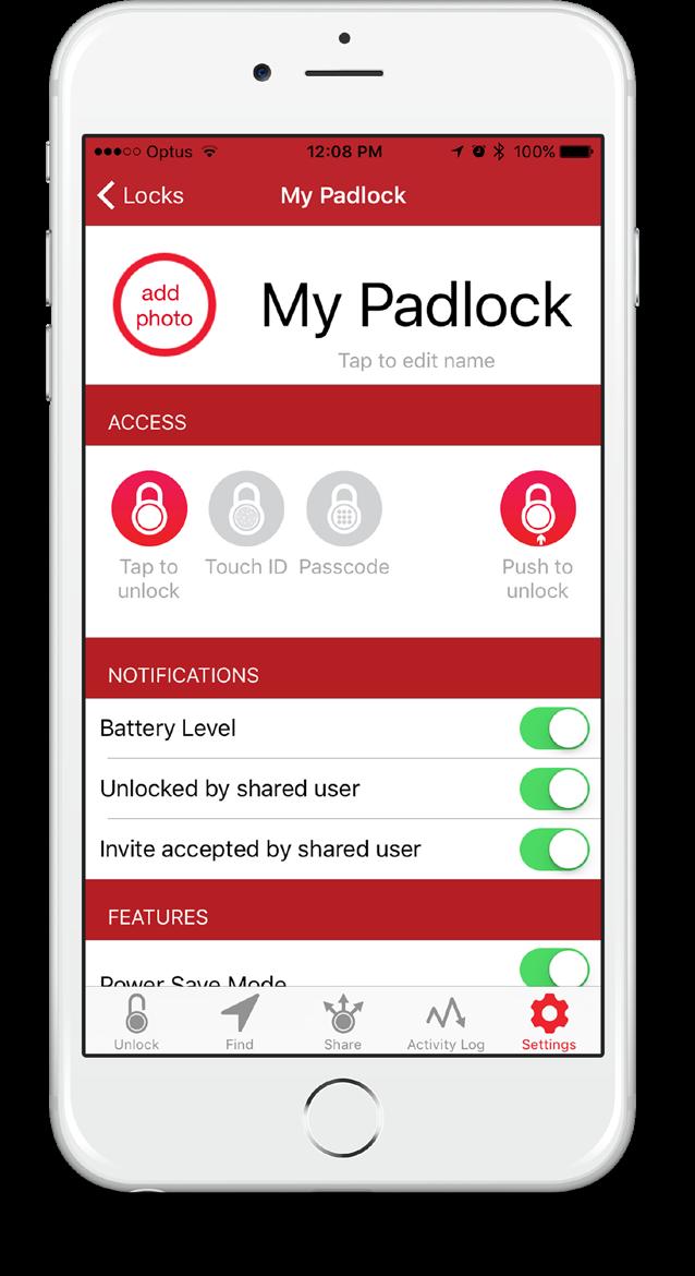 11 Push-to-unlock Dostępne tylko w kompatybilnych modelach blokad* 1. Upewnij się, że w menu Ustawienia blokady masz włączoną funkcję Push-to-unlock 2.