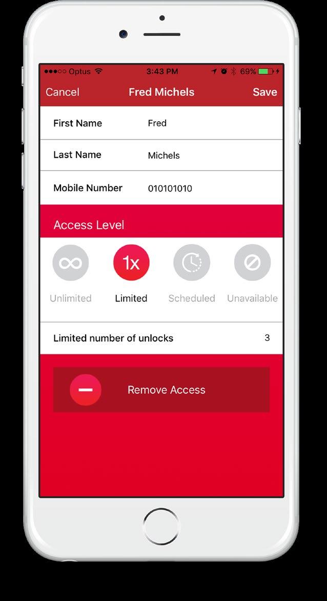 Zgubione urządzenie mobilne Dla współużytkownika(ów) Jeśli zgubiony telefon należy do współużytkownika blokady, właściciel musi jedynie usunąć