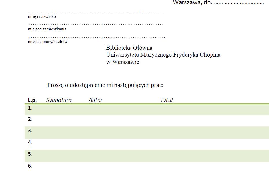 Aby otrzymać dostęp do pracy należy: I. Zamówić pracę przez system ALEPH i czekać na potwierdzenie realizacji zamówienia. II.