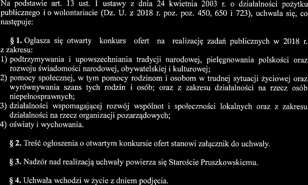 wspomagającel rozwój wspólnot i społeczności lokalnych oraz z zakresu działalności na rzecz organizadi pozarządowych; 4)