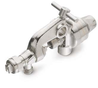 PNEUMATYCZNIE STEROWANE HYDRAULICZNE WARIANTY PNEUMATYCZNIE STEROWANYCH DYSZ HYRDRAULICZNYCH 1/4JAUH Kompaktowa budowa całkowita długość: 4.5 (114 mm), waga (w przybliżeniu): 1.25 lbs. (0.57 kg).