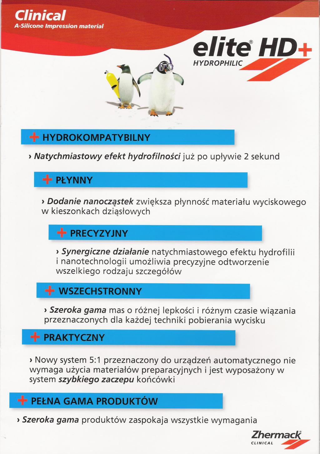 ' ) Natychmiastowy efekt hydro fi/n osci juz po uplywie 2 sekund ) Dodanie nanoczastek zwieksza plynnosc materialu wyciskowego w kieszonkach dziaslowych ) Synergiczne dzialanie natychmiastowego