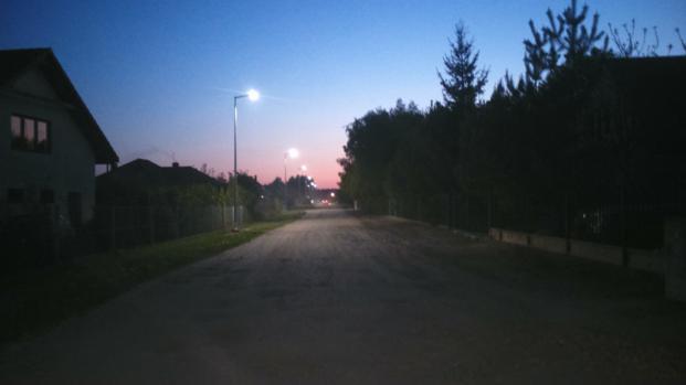 oświetlenia na istniejących słupach w Sołectwie Ostromecko,