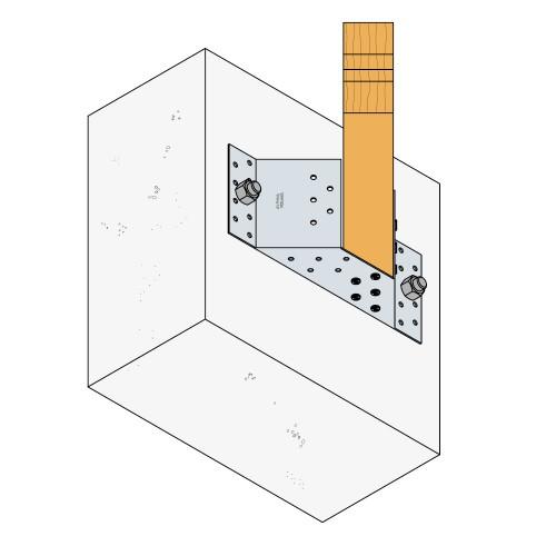 Nośność charakterystyczna - połączenie belka-beton Nośność Łączniki charakterystyczna - Drewno C24 [kn] Belka główna Belka drugorzędna R 1.k szt. Typ szt. Typ CNA4,0x35 ET248 2 Ø10 14 CNA** 8.