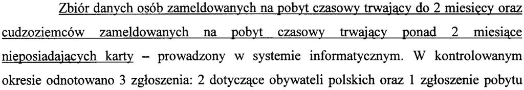 4 Ad.3 Ewidencja ludnosci Gminy Grab6w prowadzona jest w systemie kartotecznym i informatycznym. Zainsta10wany zostal program "SEL" firmy ARAM Sp. z 0.0. w Warszawie. Od 28